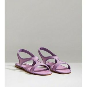 Maryam Nassir Zadeh Purple Corazon Sandals